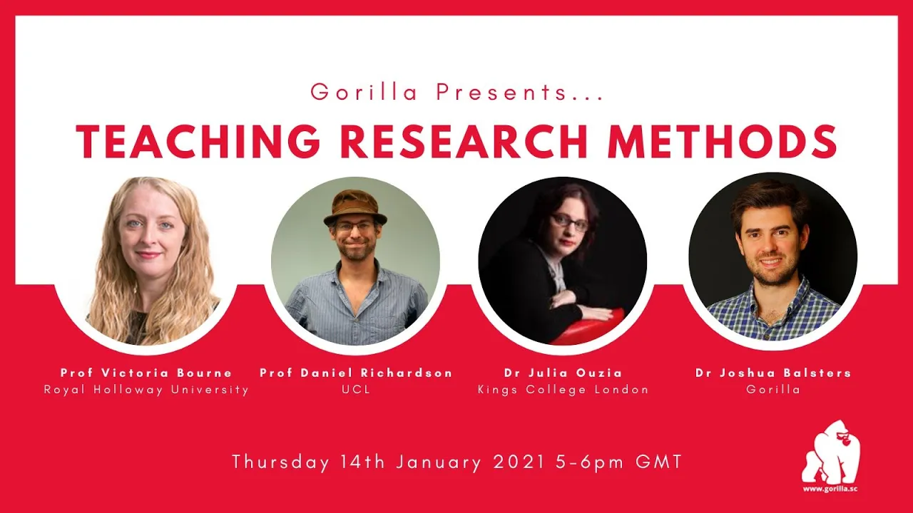 Gorilla Presents: Teaching Research Methods